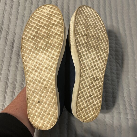 Steve Madden Women’s Wedgie Sneakers Navy Blue Suede 8.5 Casual Comfortable - Picture 12 of 13